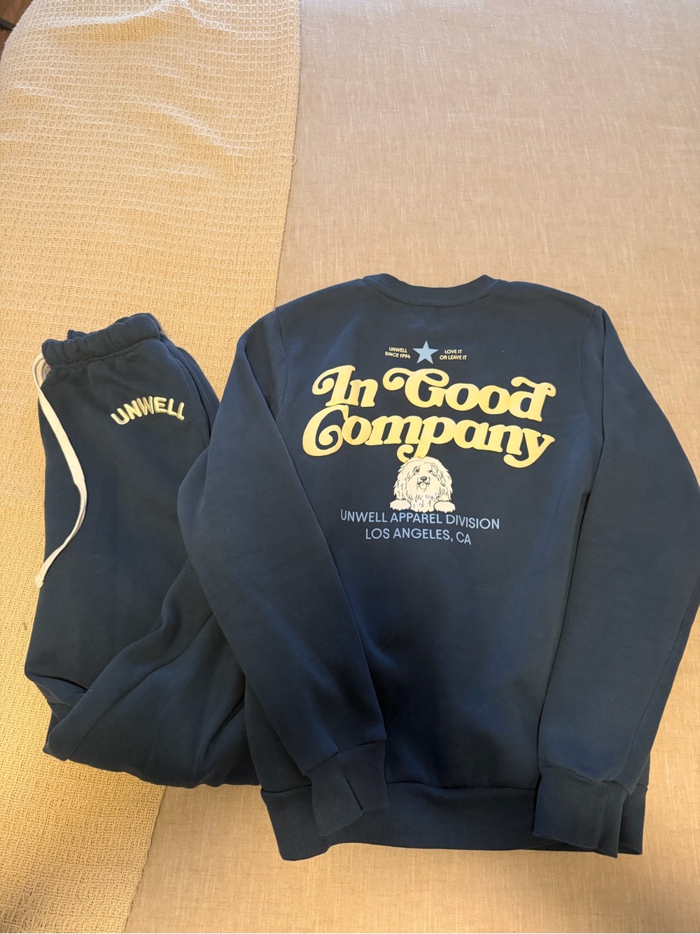 Unwell In Good Company Navy Crewneck Sweatshirt